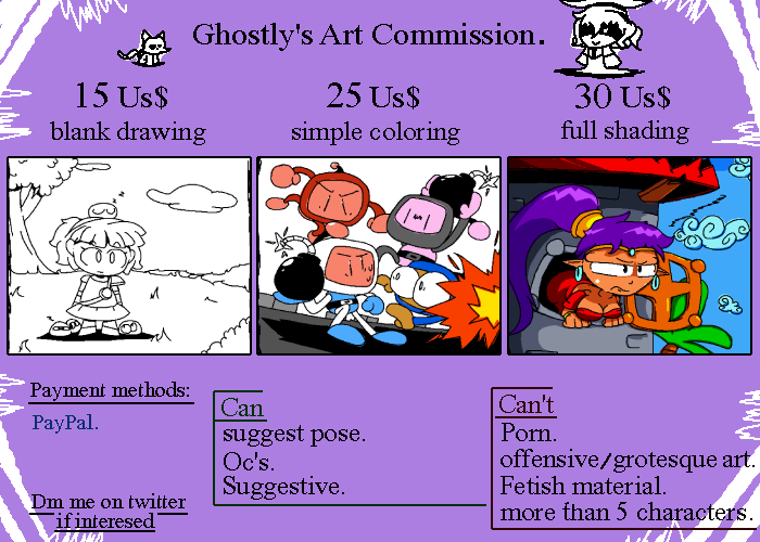 Now, for the first time, I'm starting commissions arts. DM me on Twitter if you're interested in any artwork.

#commsopen
