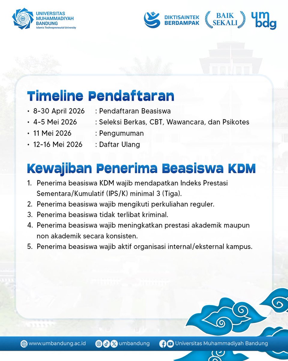 Universitas Muhammadiyah Bandung tweet media
