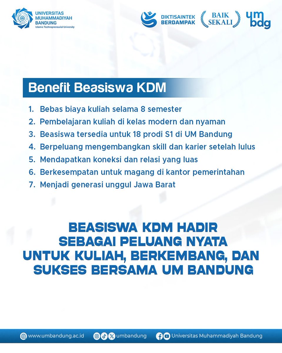 Universitas Muhammadiyah Bandung tweet media