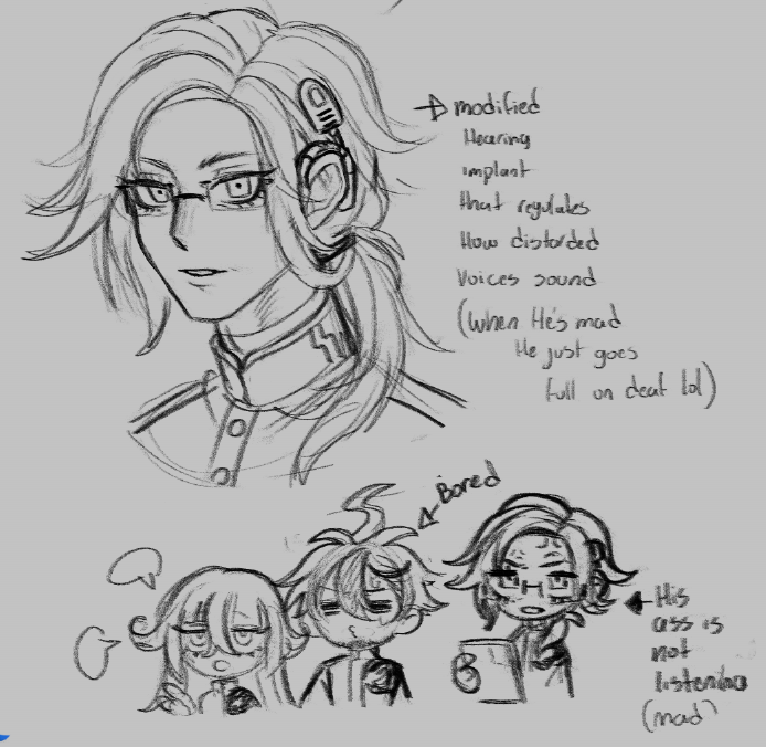YugaymuHomokage's tweet photo. 006 doodles i did with friends and some eito accomodations so he doesnt end up killing people mid meetings https://t.co/tXcPG5F4e9