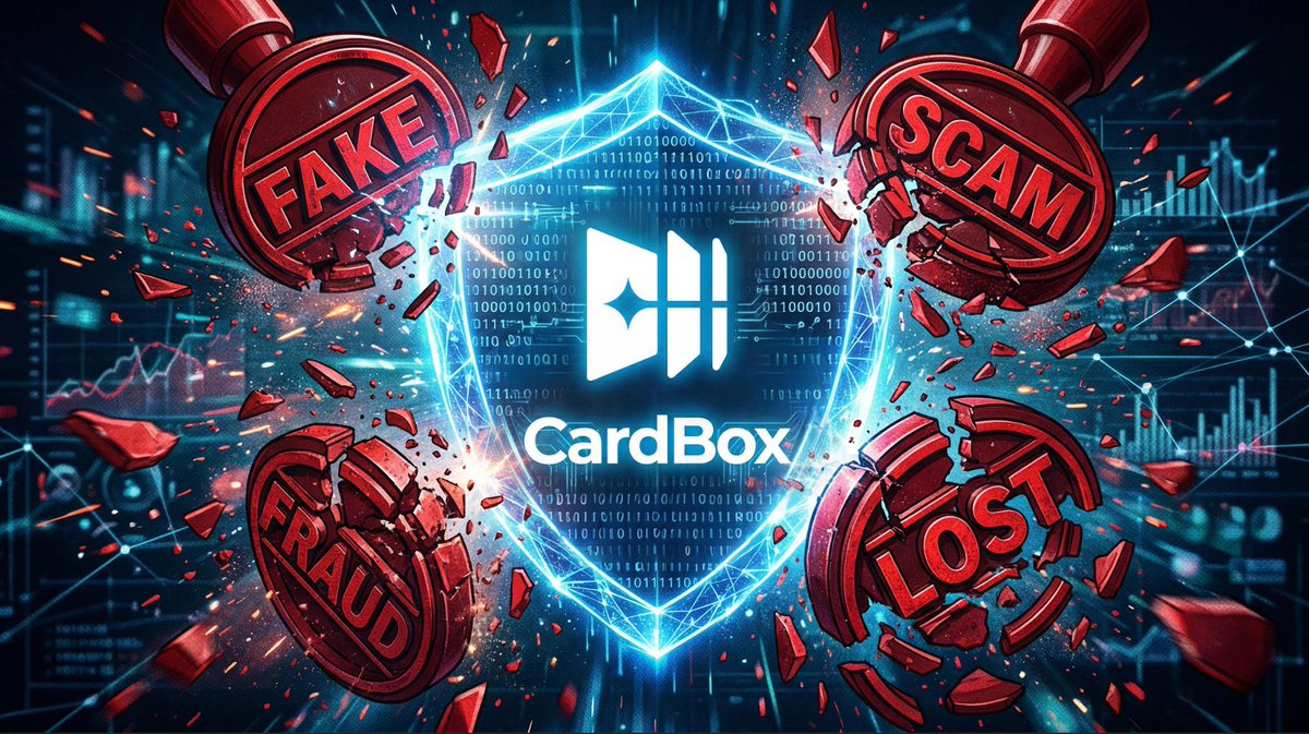 The problem with P2P trading? 
Counterparty risk. Scams, trimmed edges, lost packages. CardBox eliminates the middleman and the mailman. Immutable smart contracts handle the rest. Trade with zero anxiety.
#Blockchain #Security #CardBox #tradingcards
