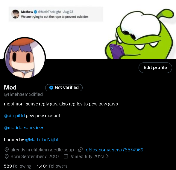 The pew pew man has turned into 1400 followers :o

Thank you so much for the pew pews and also the big fame for the pew pew man :D

He'll be open to do it all day (hmm maybe)