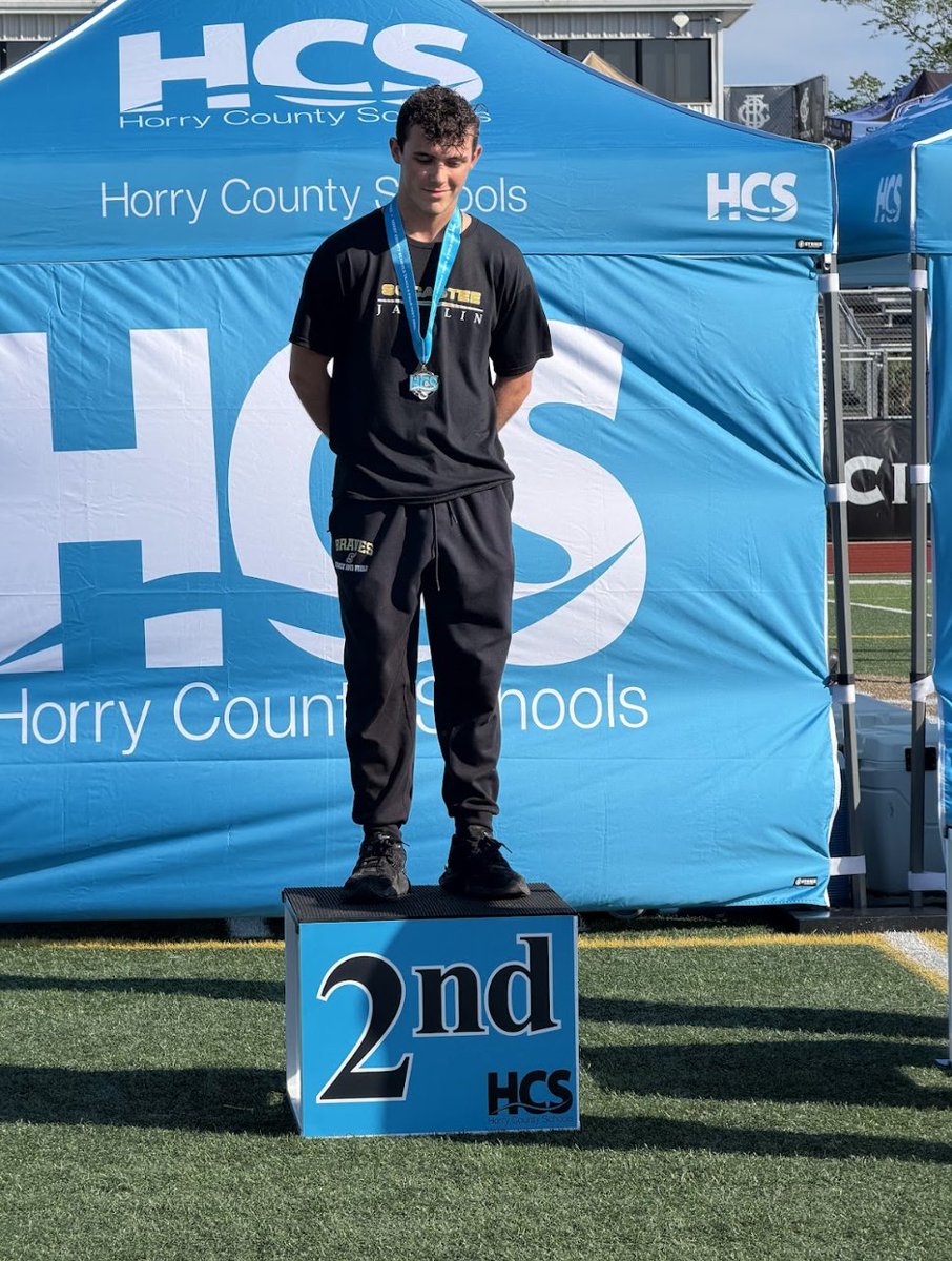 SocasteeHS's tweet image. Socastee Hosts the HCS Track Meet at Braves Stadium socasteebraves.com/News/114079 
#GoldBlooded #Finish