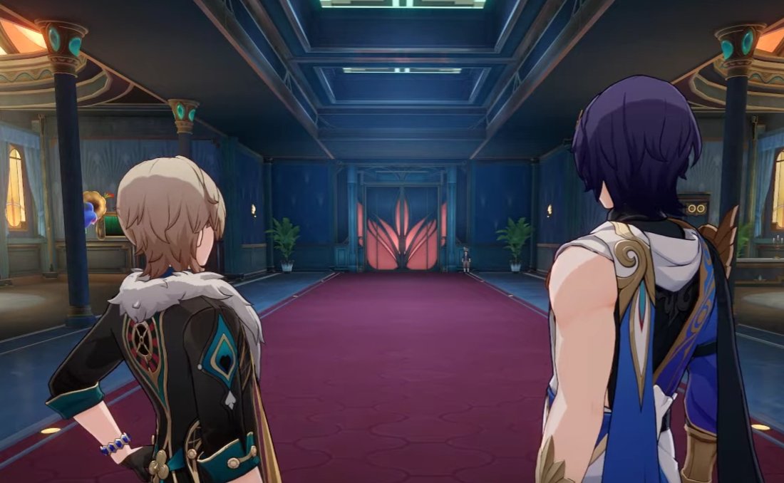 trust them to put aventurine with a tall hunt guy