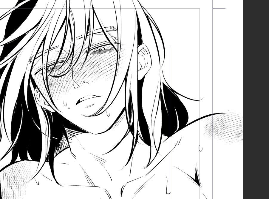 バケツ塗りミスっただけなんだけど、おしゃれな気がする　wip
#心相