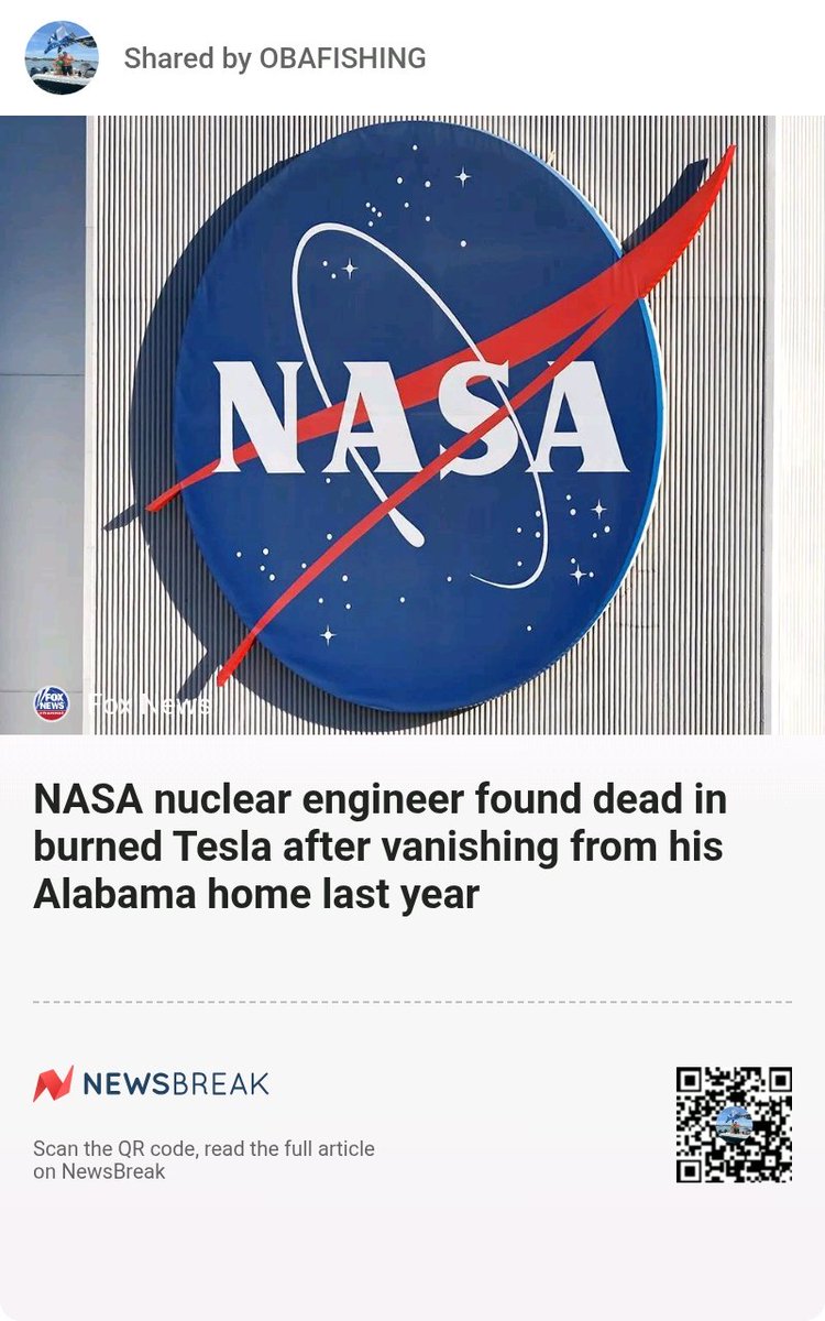 FishingSWFL's tweet image. NASA nuclear engineer found dead in burned Tesla after vanishing from his Alabama home last year #NASA #Alabama #Tesla #Accident
share.newsbreak.com/i7rsvm40

HEY, @HouseGOP Holding the Majority means you actually have to Govern! 

Find out what's going on!