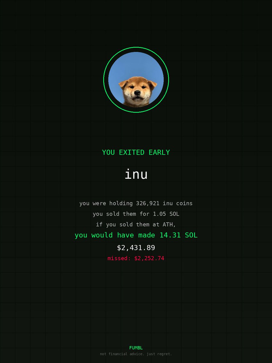 NhPtct's tweet image. just checked fumbledbags.com bro actually coulda had a fat bag on $inu 

FvUfX9fQJNy84uFLu2ELdoYbjhESCZmMHzQsxX1upump
#metamask 
#california