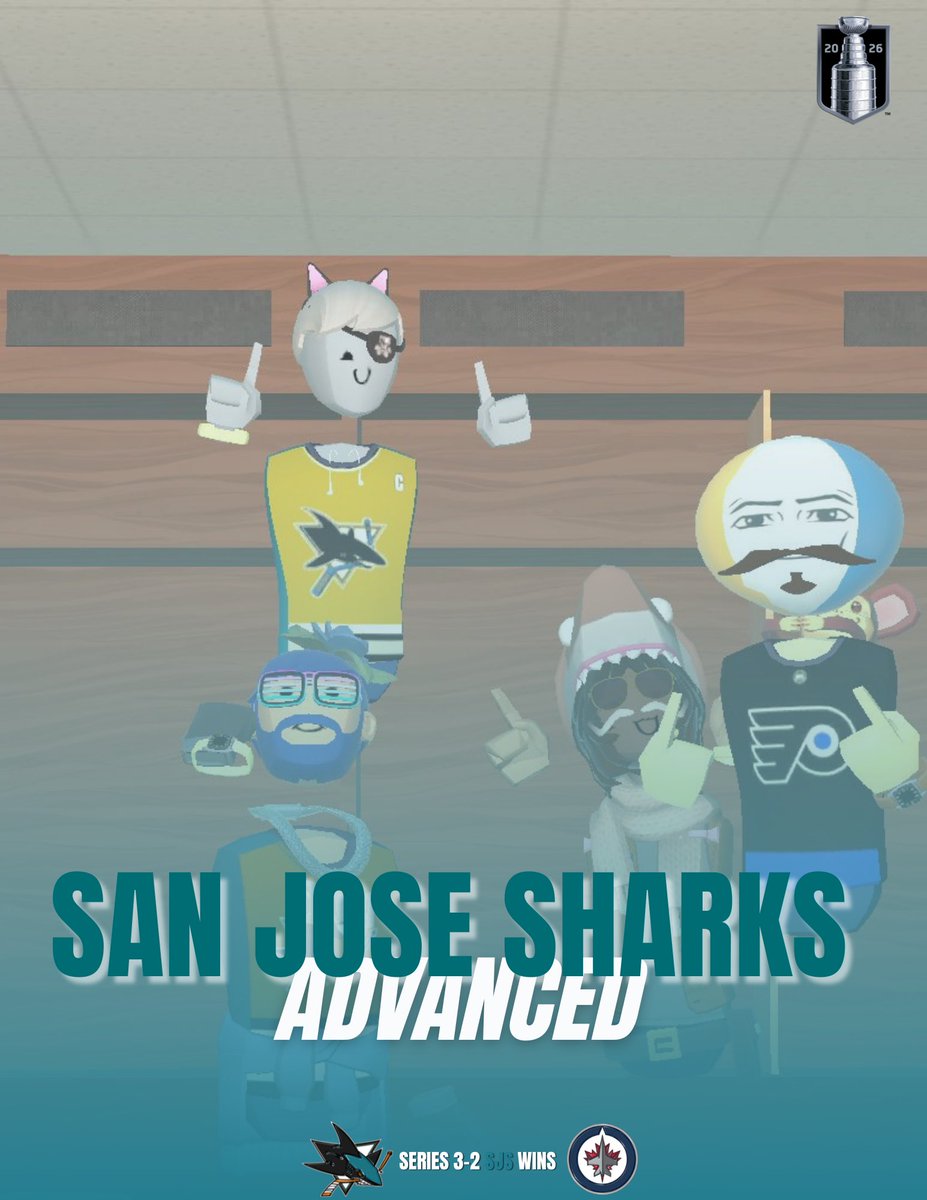 RRHLsharks's tweet image. SERIES IS OVER, SEASON IS ALIVE

@Recroomhockey 
#whynotus