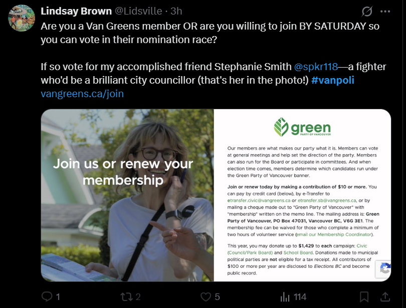 BcMeggster's tweet image. Lindsay Brown is a vapid account that called all of #vanpoli Racist when everyone demanded an inquiry on foreign $ laundering. It also seems to be affiliated with Bob Rennie's crime syndicate &amp;amp; Clark's ex hubby Merrisen who is banned from running in elections #vanre #bced