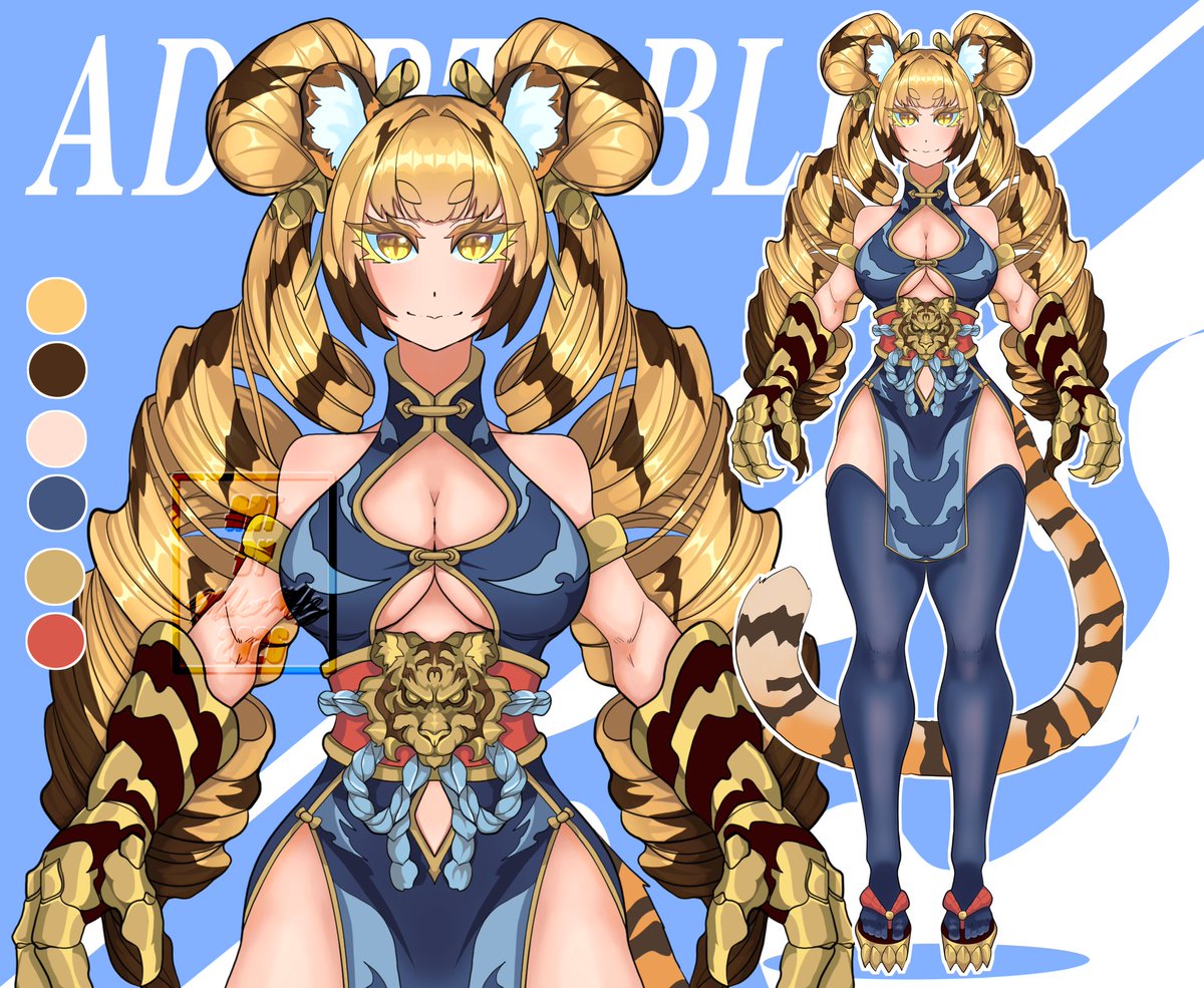 MalcomtzArt's tweet photo. Hi new adoptable Tigrisse
auction for 24 hours 
link in the comments https://t.co/NiJDiAfKFV
