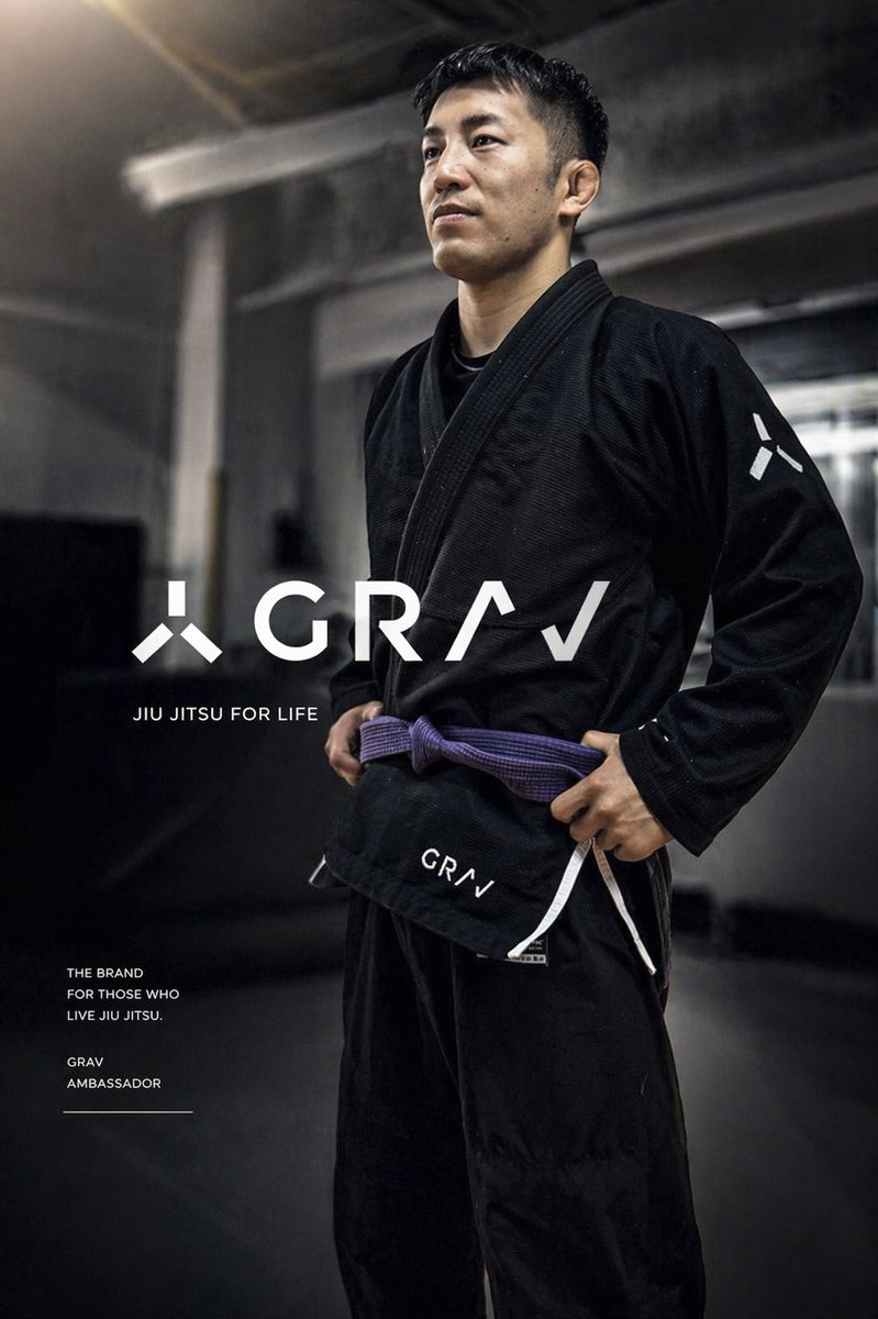 この度 <a href="/gravbjj/">GRAV BJJ</a> 様のアンバサダーに就任させていただきました🥋🔥
GRAVと共に成長し、
自分らしい“柔術と生きる”を体現していきます。
今後ともよろしくお願いいたします。

着用サイズ
A2（身長172cm体重68kg好きな食べ物:明太フランス）

#GRAV #bjj #柔術 #mma #モリナガタメ