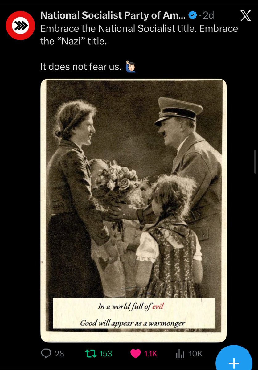 National Socialist American Workers’ Party tweet media