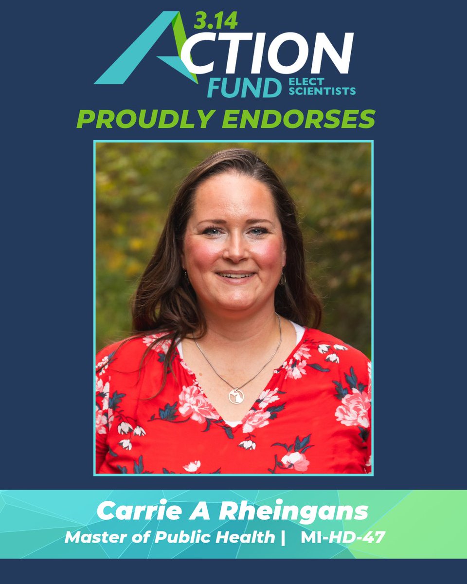 RepRheingans's tweet image. Thank you @314_action for endorsing the use of data, science, and facts in our policy-making decisions! I've worked for years to #DefendPublicHealth and provide #HealthcareForAll as a #PublicHealth professional. This #EarthDay, I'm proud to earn your endorsement! #Rheingans4Rep