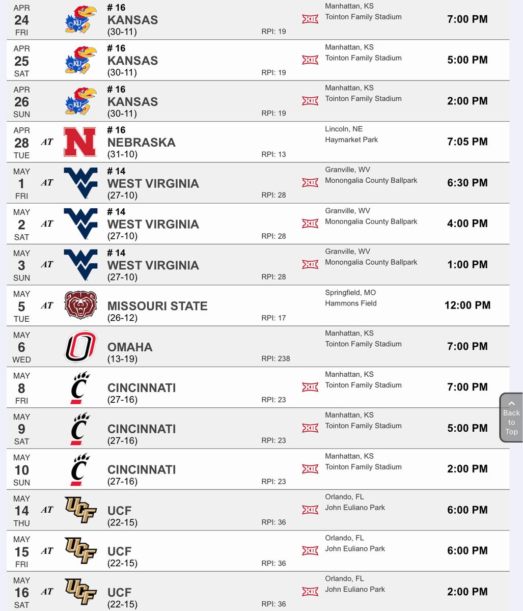 11Point7 College Baseball tweet media