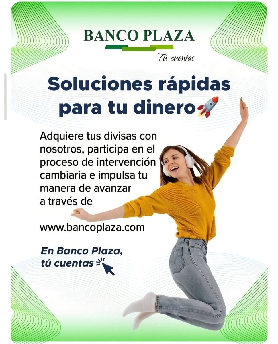 Fintechccs's tweet image. 🚨 El #BancoPlaza anuncia que comenzará a vender divisas mediante el mecanismo de intervención digital, sus clientes esperan un despliegue más amplio de su tarjeta #Mastercard prepagada.
#FintechCCS