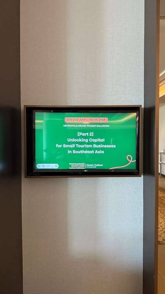 GSTC_'s tweet image. Unlocking Capital for Small Tourism Businesses in Southeast Asia #GSTC2026 

(At Courtyard: Metropole) #tourism #southeastasia #business
