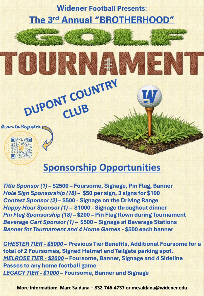 Widener Football tweet media