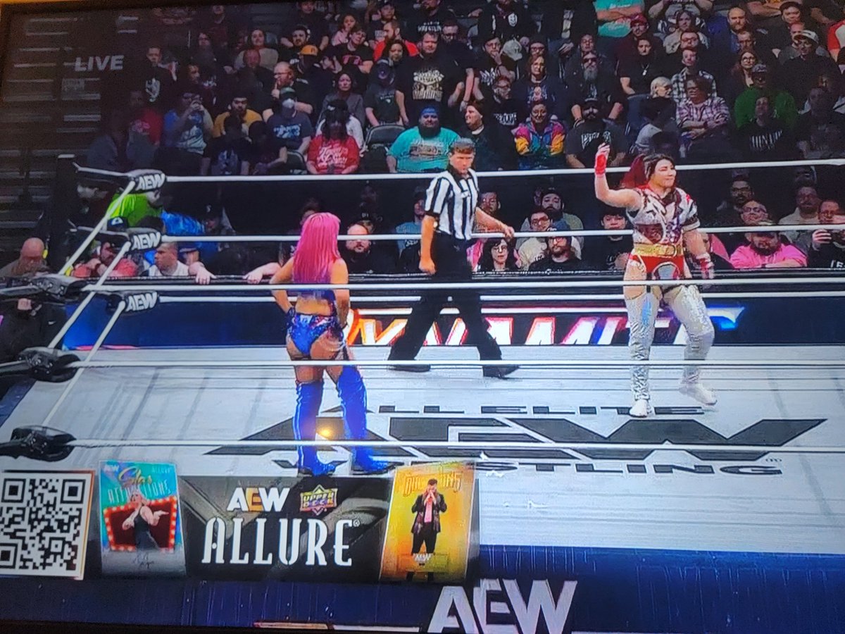 wrestlingcards's tweet image. Happy to see ads for 2026 @UpperDeckSports AEW Allure on AEW Dynamite the past couple weeks. #AEW #UpperDeck #WrestlingCards #WrestlingTradingCards