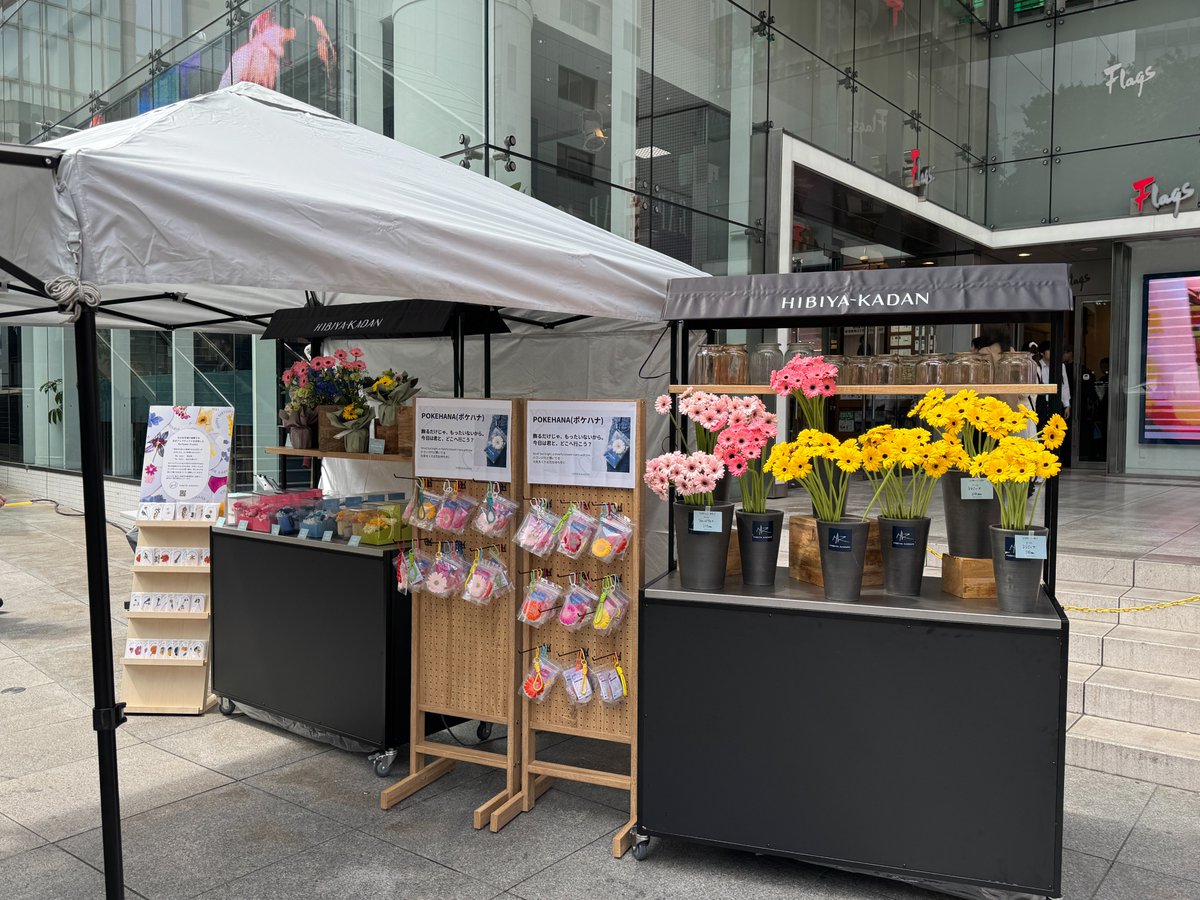🙇‍♀️臨時休業のお知らせ🙇‍♀️ 日比谷花壇 POP UP SHOP in Flags