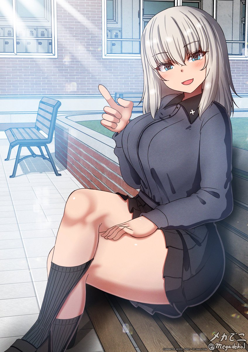 楽しげに談笑するエリカさん✨
Erika chatting

#ガルパン
#garupan 