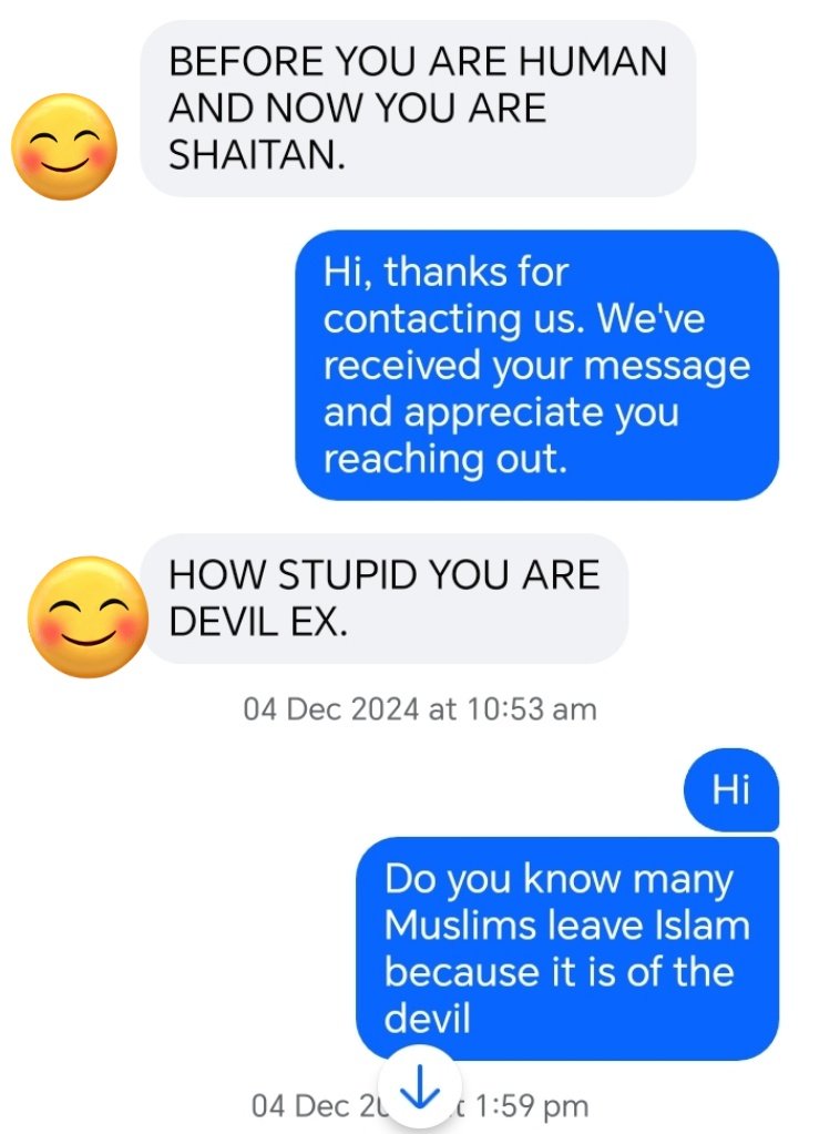 IamanExMuslim's tweet image. A normal day in our inbox…
📩 Encouragement
📩 Questions
📩 Prayer requests
📩 And then… someone woke up angry 😅

#Relatable #SocialMediaLife #InboxDiaries #RealTalk #BehindTheScenes #ChristianLife #FaithJourney #MinistryLife #StayKind #ChooseLove #OnlineLife #ViralPost