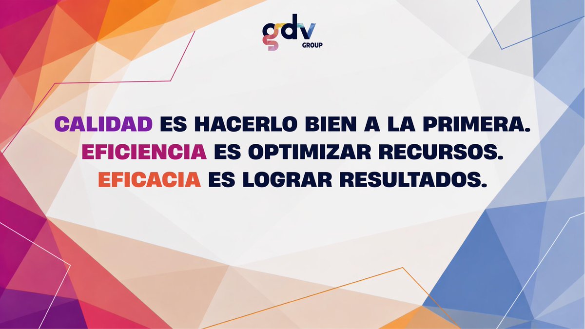 GDVgroup_MX's tweet image. Juntas, generan verdadera competitividad.

#Calidad #Eficiencia #Eficacia #MejoraContinua #Procesos #ExcelenciaOperativa #Ingeniería #Competitividad