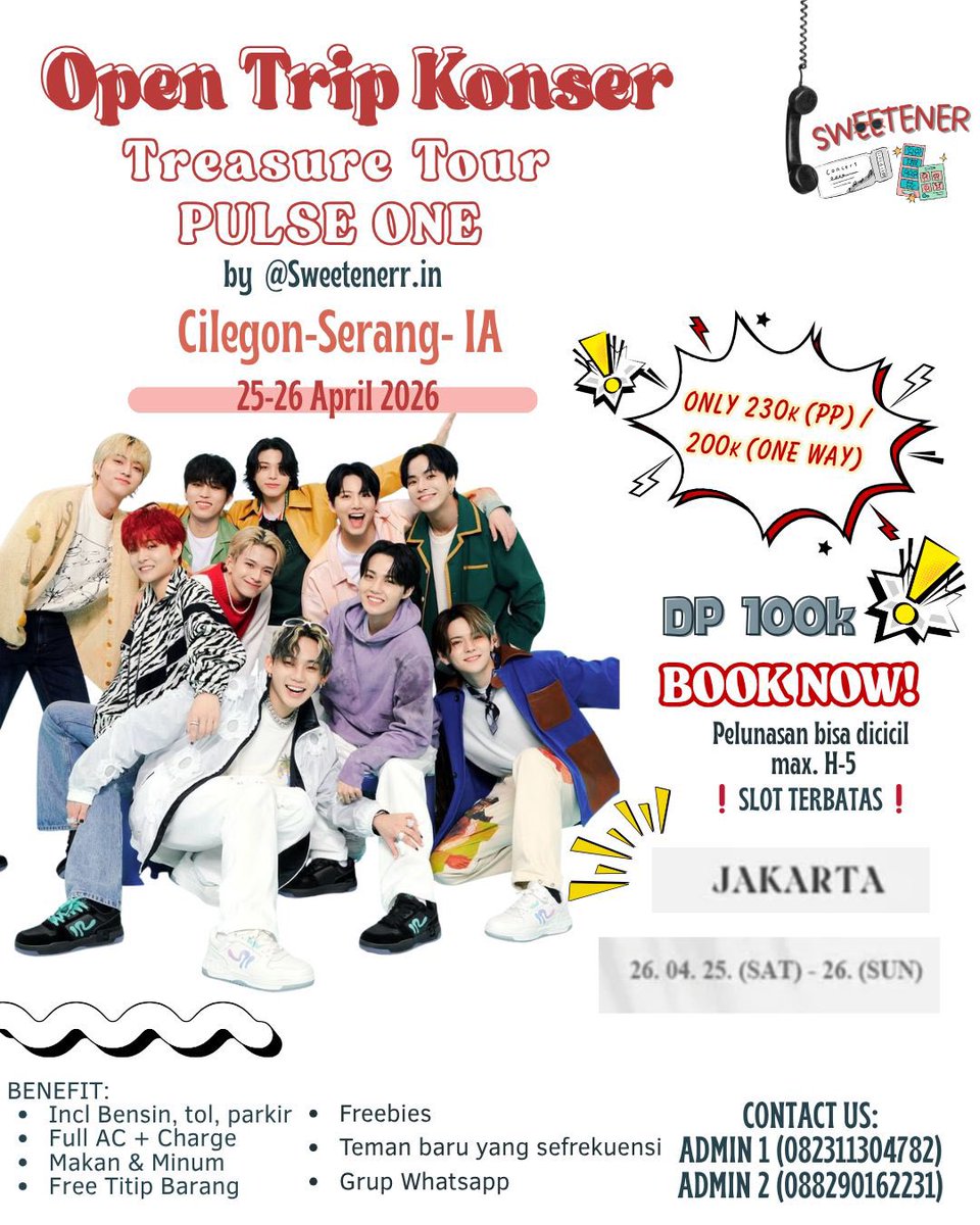trip konser cilegon serang treasure exo bts cortis tweet media