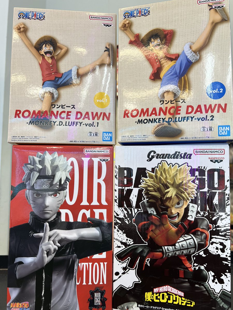 >>フィギュア入荷しました📢
ご来店お待ちしております！！

#AMUUU紀伊川辺店