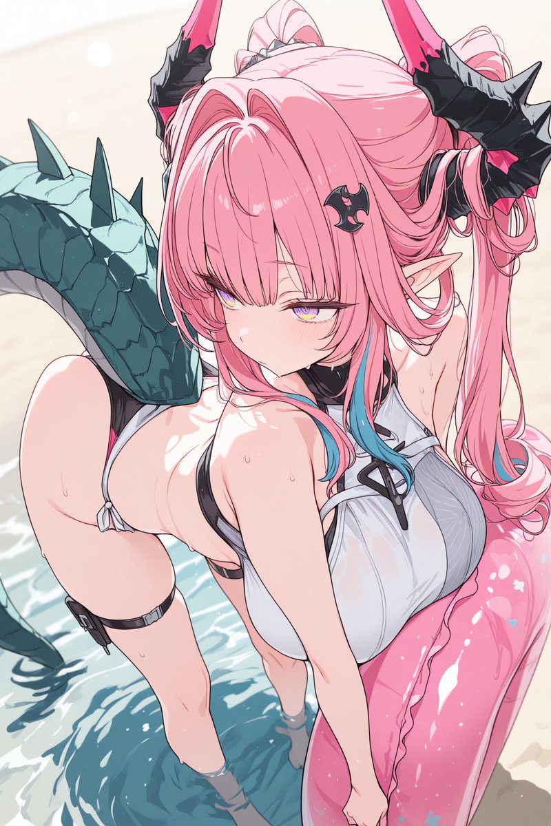 Pinpin_X342's tweet image. Yvonne decided to join the Endmin at the beach 🌊🩷
SFW Illustration
#AIart #ArknightsEndfield #Yvonne #ArknightsFanArt