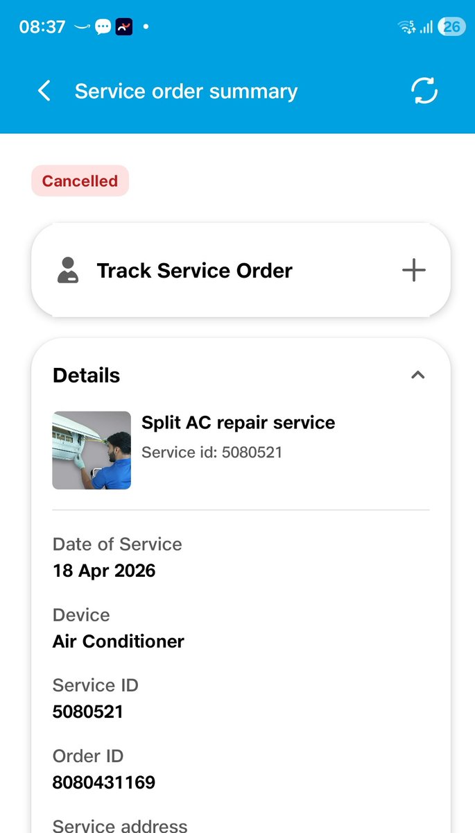 theguyoncloud's tweet photo. Now things are moving to an extent that service requests are getting cancelled or marked completed even without providing resolution. @RelianceDigital @RelianceResQ https://t.co/vyiypW7UMr