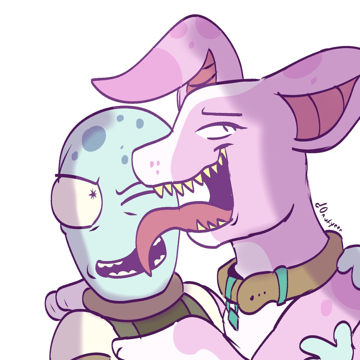 GLOUBERMUTT's tweet photo. hihi um this is my solar opposites oc MUTT. They’re a dog that yumy created to protect him from bullies :]

second drawing is by my little brother (d0nutyeen on tiktok) !!

#solaropposites https://t.co/82k1qdZ4WH