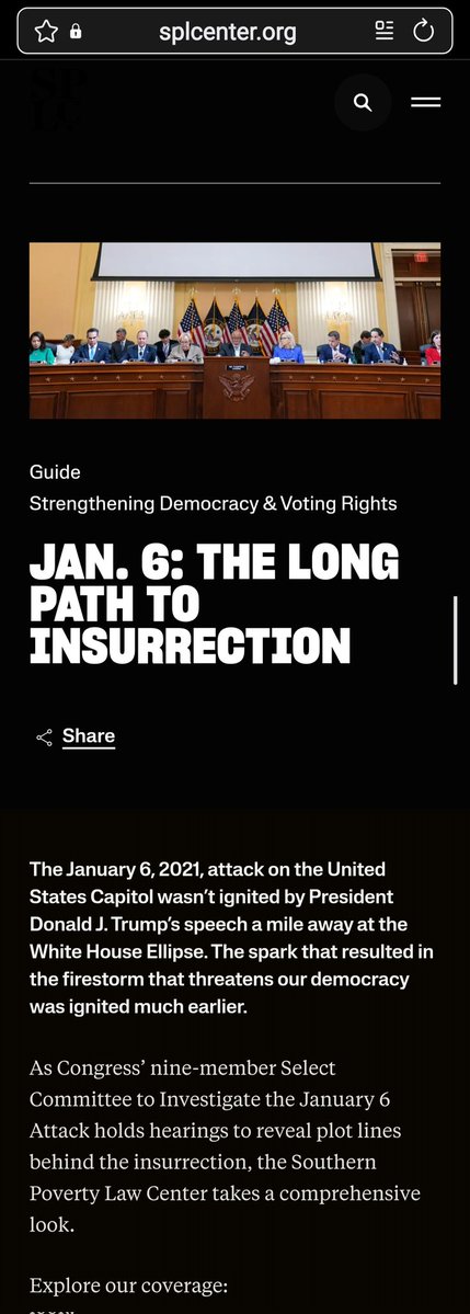 J_6_Patriot's tweet image. Call it speculation, intuition, or pattern recognition... whatever term fits, but I have come to believe the Southern Poverty Law Center played some indirect role in the events surrounding January 6th.
#J6

splcenter.org/resources/guid…

splcenter.org/resources/stor…

splcenter.org/resources/stor…