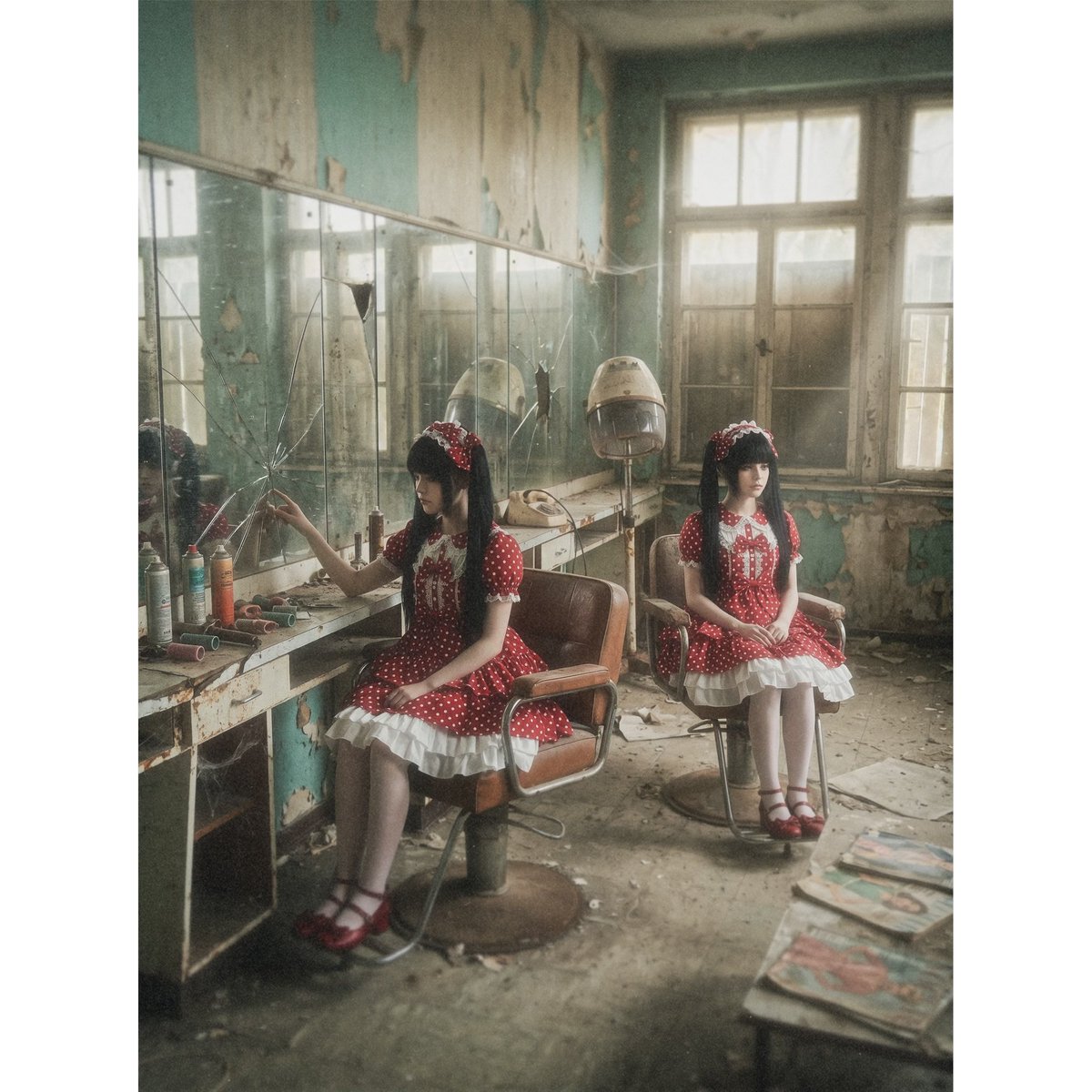 nekonosukima's tweet image. 「誰もいない世界」

#artphoto #originalart #portrait