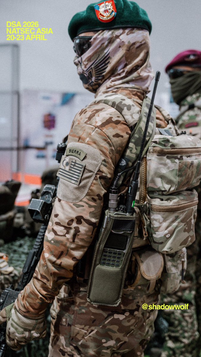 rotikosongdal's tweet photo. 🇲🇾

11 RGK Skuadron “SIERRA”
🐍 Mengintip Memusnah

Booth Malaysian Army
DSA &amp; Nestec 26
Last Day https://t.co/qmyrqRfI9K