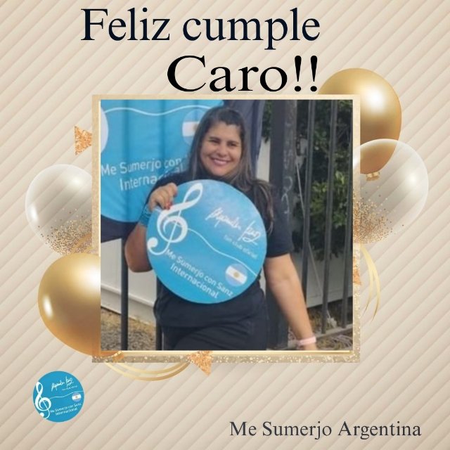 Hoy festejamos el cumpleaños de nuestra genia presi🎂📣📣📣📢 <a href="/cbenbru/">Carito de Sanz 🇦🇷#sumergidaArgentina</a> 🥳 que con su dedicación,amor y buena energía nos regala siempre lo mejor, por eso queremos el mejor regalo 🎁 un saludito tuyo <a href="/AlejandroSanz/">Alejandro Sanz</a> 💙 porque nosotras siempre te estamos esperando!!🙏😘
