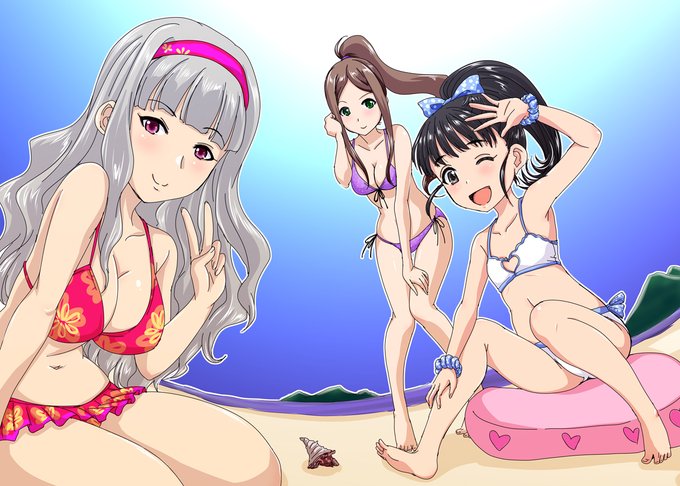 #なんの脈絡もなく水着イラストを再掲して最近フォローしてくれたフォロワーを怖がらせましょう 