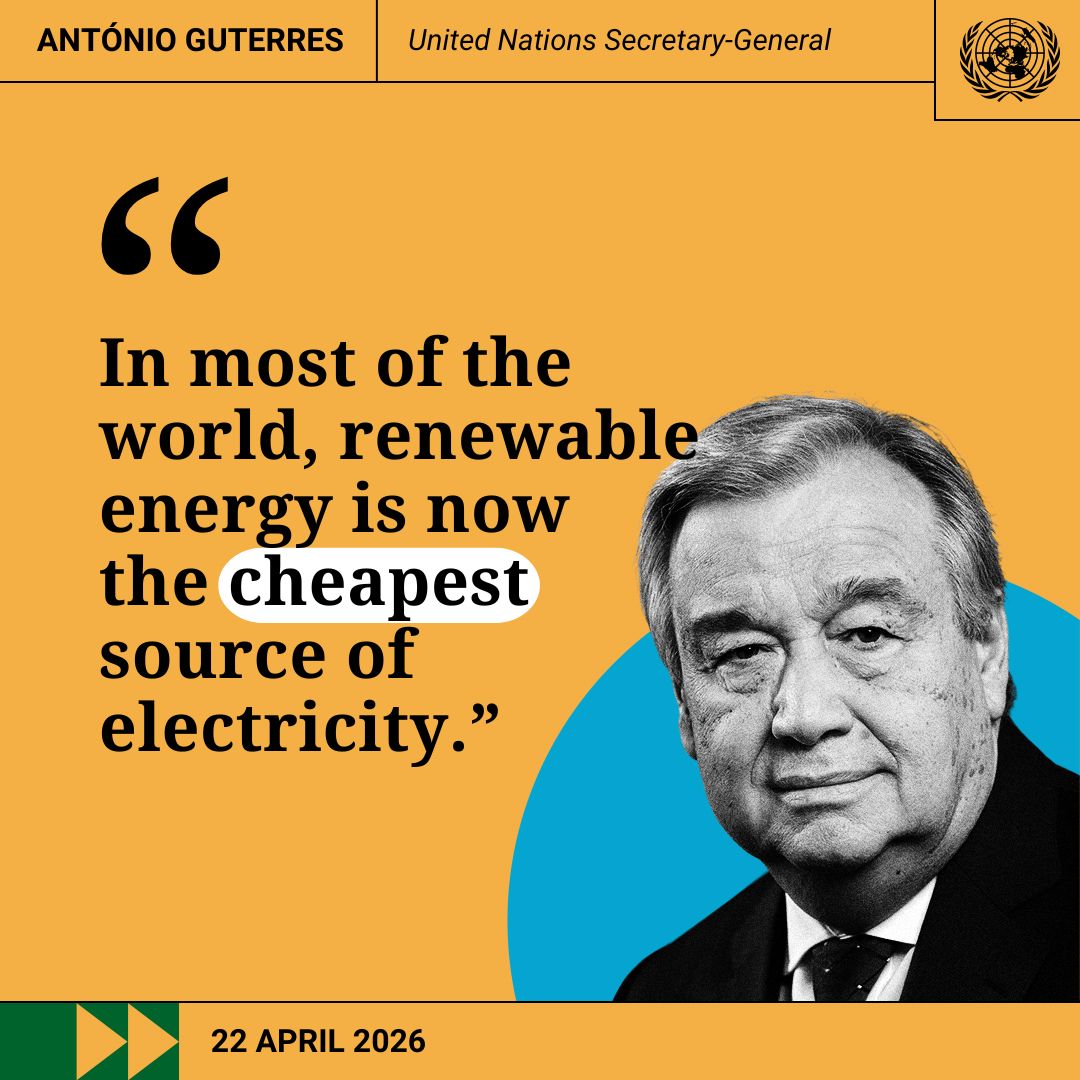 ActOnCooling's tweet image. #renewableenergy is now the cheapest source of electricity in most of the world 🌍⚡️

So why does #cooling still run overwhelmingly on inefficient, fossil-powered systems?

The solutions exist. But policies are lagging.  

Join the #CoolCoalition for a #CoolBuiltFuture

#EarthDay