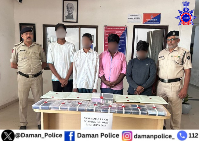 DAMAN POLICE tweet media