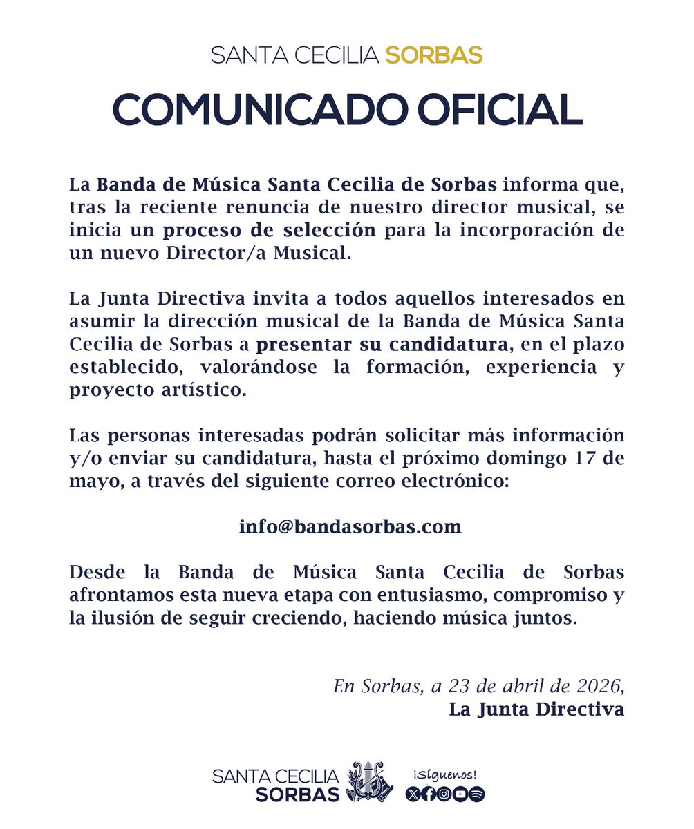 B.M. Santa Cecilia de Sorbas tweet media