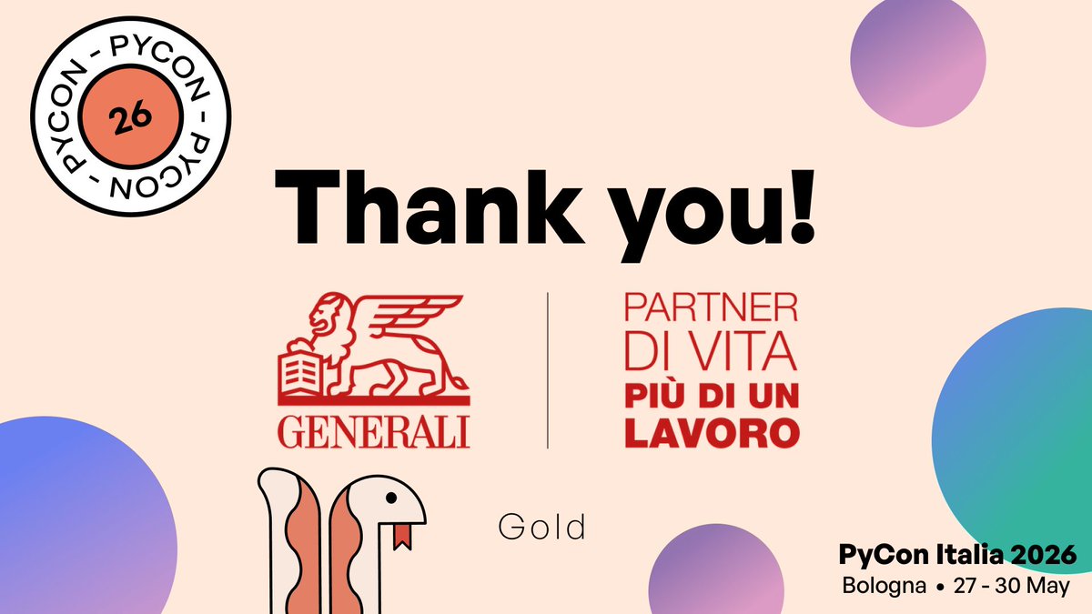 PyCon Italia tweet media