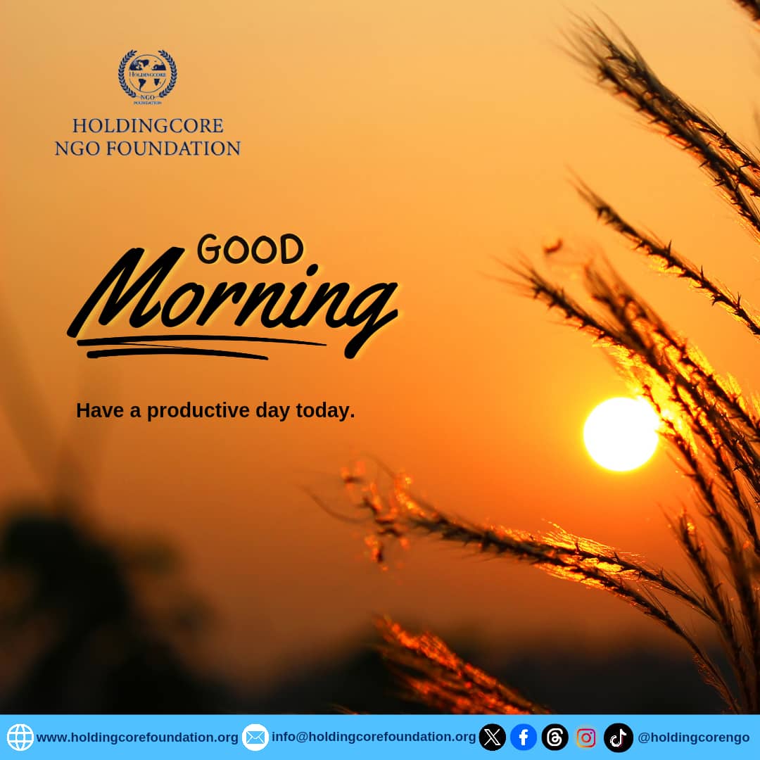 Holdingcorengo's tweet image. Share one thing you’re determined to accomplish before the sun sets.

#Focus #IntentionalLiving #WorkLifeBalance #DailyInspiration #HoldingcoreEMPFoundation