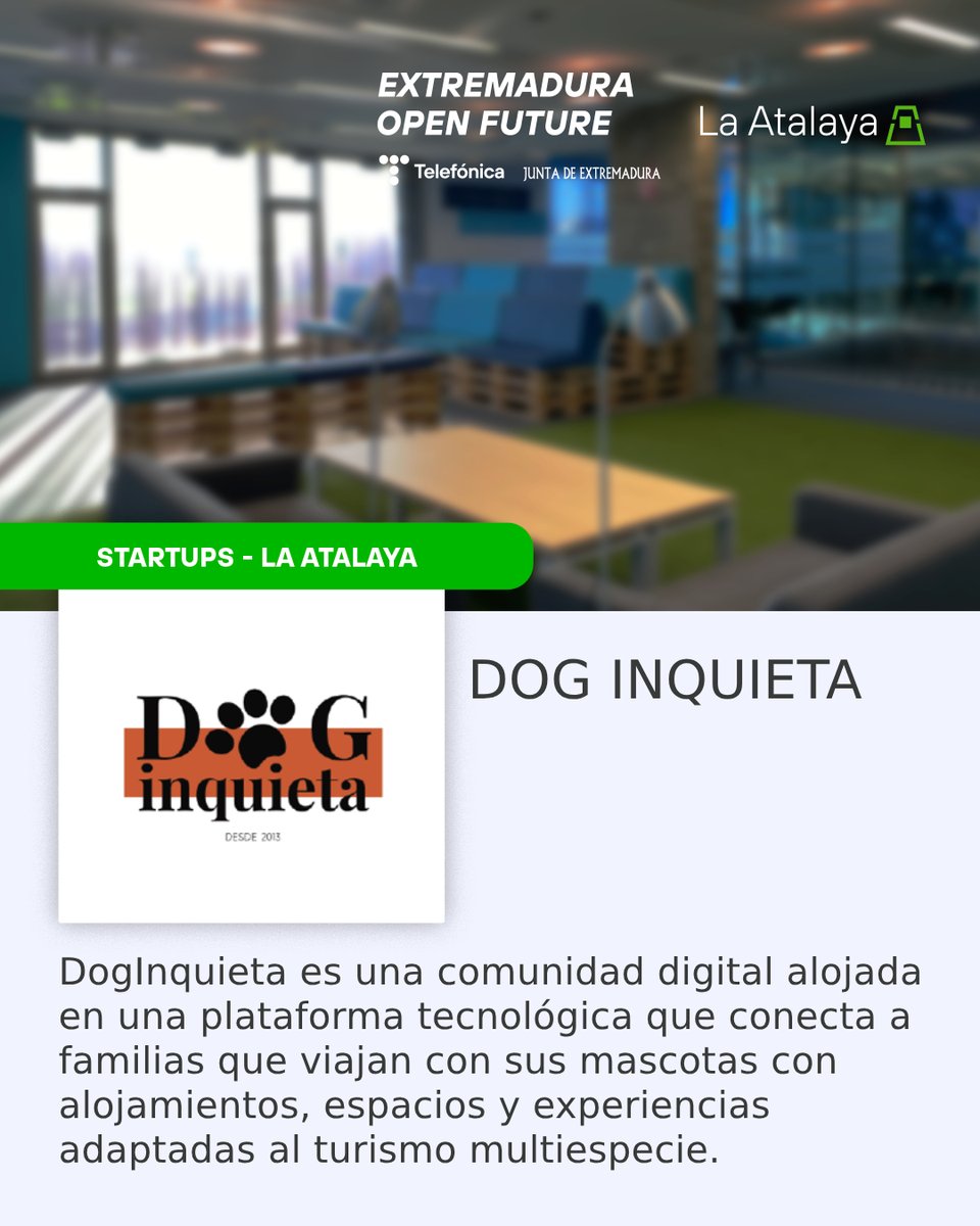 OpenFuture_Ext's tweet image. DogInquieta es la plataforma que conecta a familias multiespecie con alojamientos y experiencias adaptadas.

Además, impulsan su sello "Huella Segura" para garantizar entornos responsables. 🐕

Conoce su proyecto👇
extremadura.openfuture.org/startup/doginq…

#PetFriendly #Turismo #BienestarAnimal
