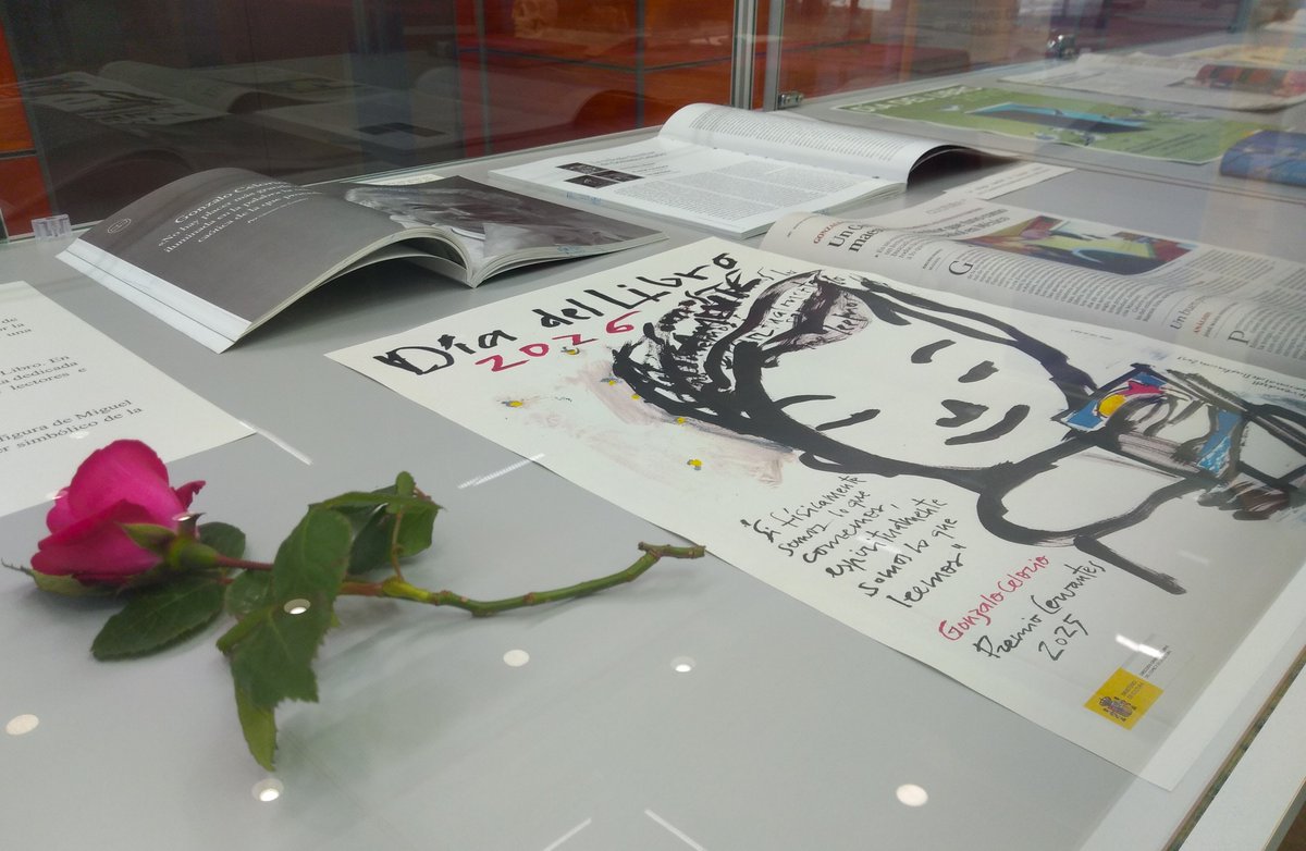 BibliotecaUCH's tweet photo. 📚 Hoy celebramos el #DíaDelLibro en la @BibliotecaUCH con la exposición 100 años del Día Mundial del Libro, una lectura pública y la casita de intercambio de libros

✍️ “Si físicamente somos lo que comemos, espiritualmente somos lo que leemos”. G. Celorio
https://t.co/gwoJNih0iN https://t.co/a1Jpe9q0n1