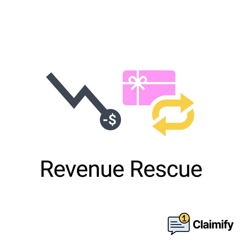 XCOAgency's tweet image. Refunds don't have to be the end of the road. 🛑 Rescue your revenue by turning returns into gift cards or exchanges with a single click. Easy for them, better for your bottom line.

Get started: apps.shopify.com/claimify

#Shopify #Ecommerce #DTC #Revenue