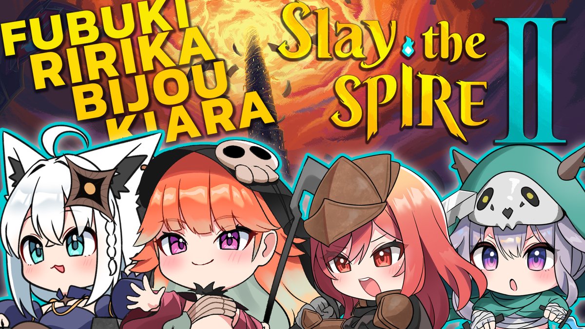 next stream→【SLAY THE SPIRE 2】

another multiplayer attempt~!!!! I'll have to try out a new class so HELP MEEE
またマルチプレイヤーできるのうれしい！！！

youtube.com/live/-5P17BxVZ…