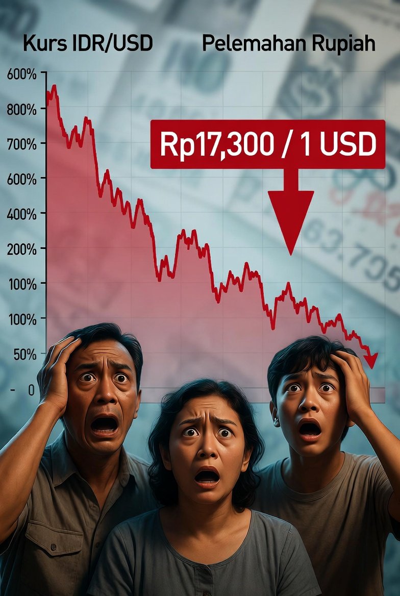 Guys, hari ini tiba-tiba Rupiah rugpull terhadap USD😅, ada apa ya? Entahlah, banyak hal. Tapi dengan melihat apa yang terjadi di negara kita per hari ini, kita perlu jujur sih kalo masih lebih banyak berita buruk daripada berita baik. Tapi nggak perlu jadi political disini.

Nah
