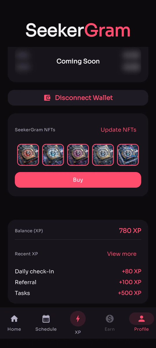 <a href="/SeekerGram/">SeekerGram</a>
 的 NFT 主要是 utility NFT（功能型 NFT），不是单纯的收藏品。 它和 SeekerGram 这个 Solana 生态的项目紧密绑定，核心作用是提升你在 App 里的 XP（经验值）获取效率，从而增加未来 airdrop（空投） 的潜在奖励。 

seekergram.app

SeekerGram 项目简述SeekerGram 是一个针对