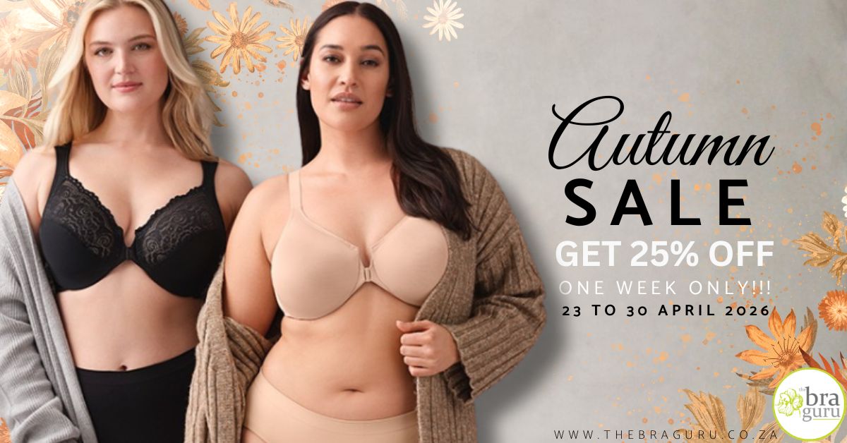 thebra_guru's tweet image. 𝑨𝒖𝒕𝒖𝒎𝒏 𝑭𝒍𝒂𝒔𝒉 𝑺𝒂𝒍𝒆!

Refresh your bra collection with 25% off all bras and briefs.

Ends 30 April 2026
Available at Craighall &amp;amp; Pretoria studios.

T&amp;amp;Cs apply. Stock limited. Excludes pre-existing orders.
email admin@thebraguru.co.za
#FlashSale #AutumnSale