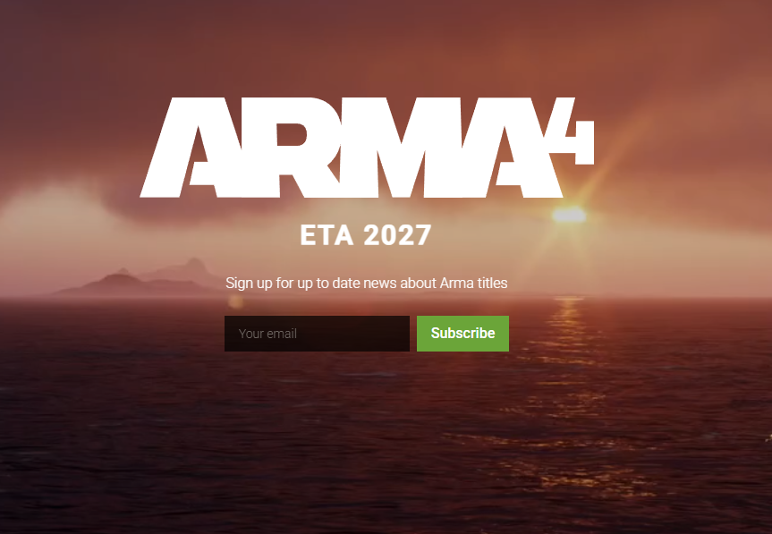 Es oficial Arma 4 en 2027