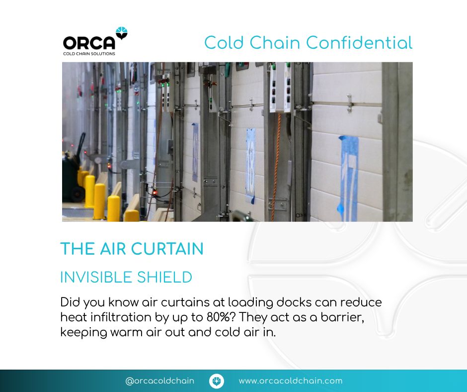 orcacoldchain's tweet photo. Air curtains act as an invisible shield—reducing heat infiltration and protecting cold chain integrity by up to 80%. ❄️
#ColdChain #ColdStorage #ORCAColdChain https://t.co/x5gBxJifRj